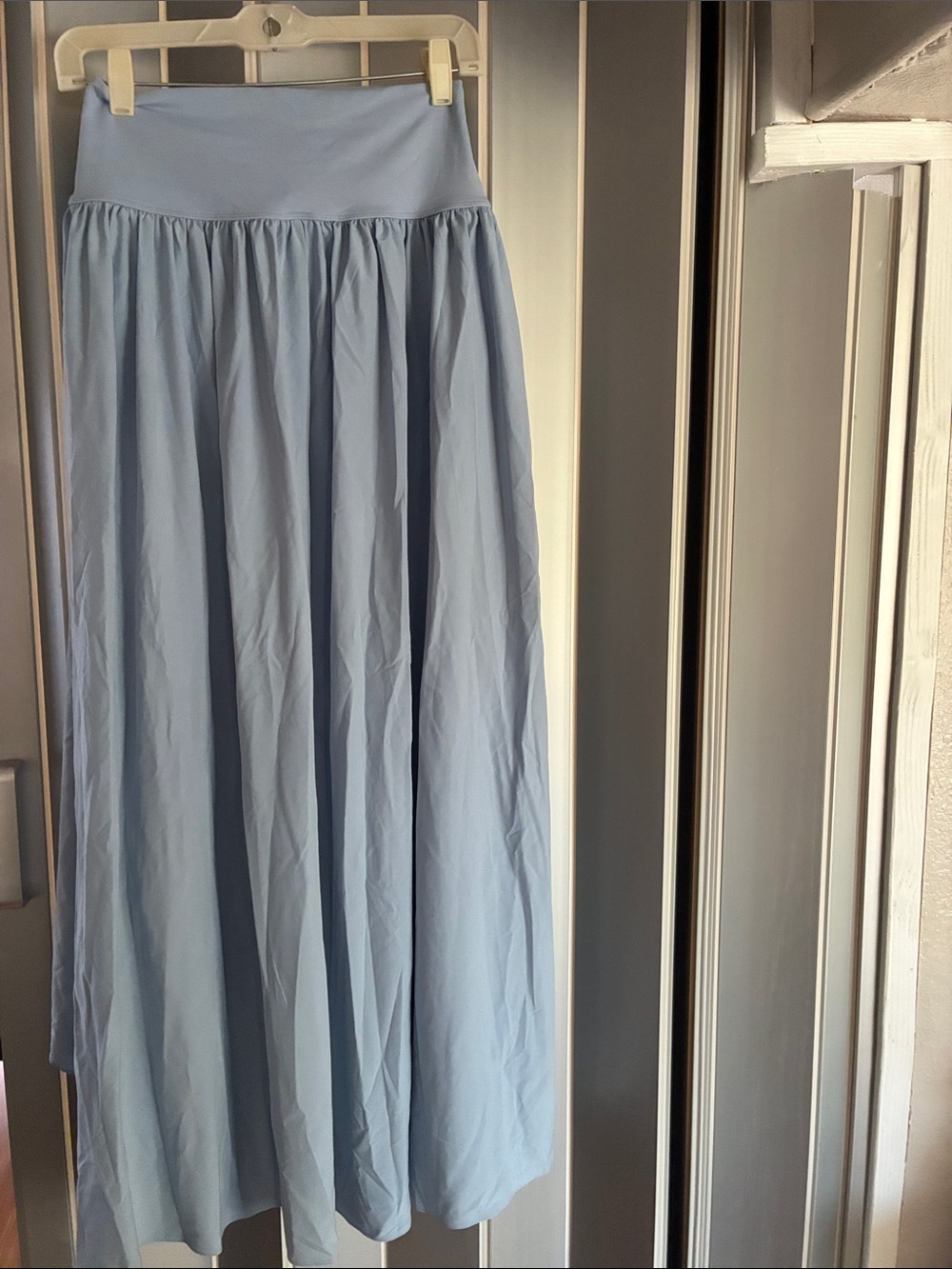 Halara Blue Flowing Maxi Skirt with High Waist - Picture 5 of 6